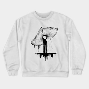 mushroom lady Crewneck Sweatshirt